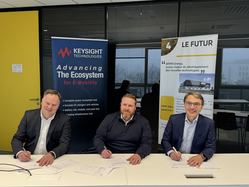 Keysight kooperiert mit SERMA Energy zur Erweiterung der Test-Kapazitäten für die Batterien von elektrischen Fahrzeugen